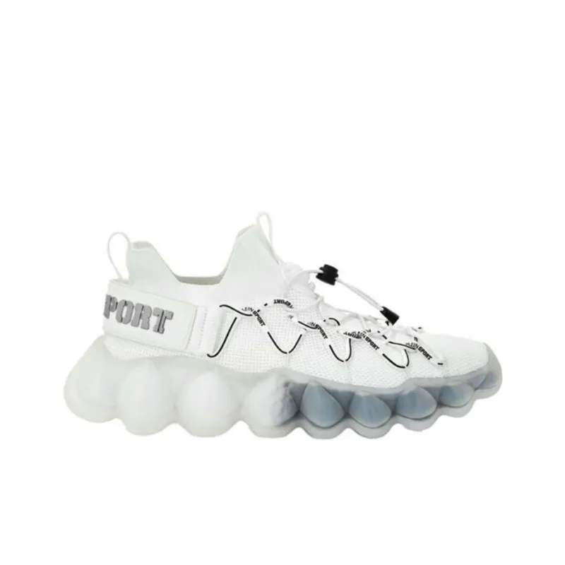 PLEIN SPORT Slip Resistant Low Top Casual Shoes Unisex White-1