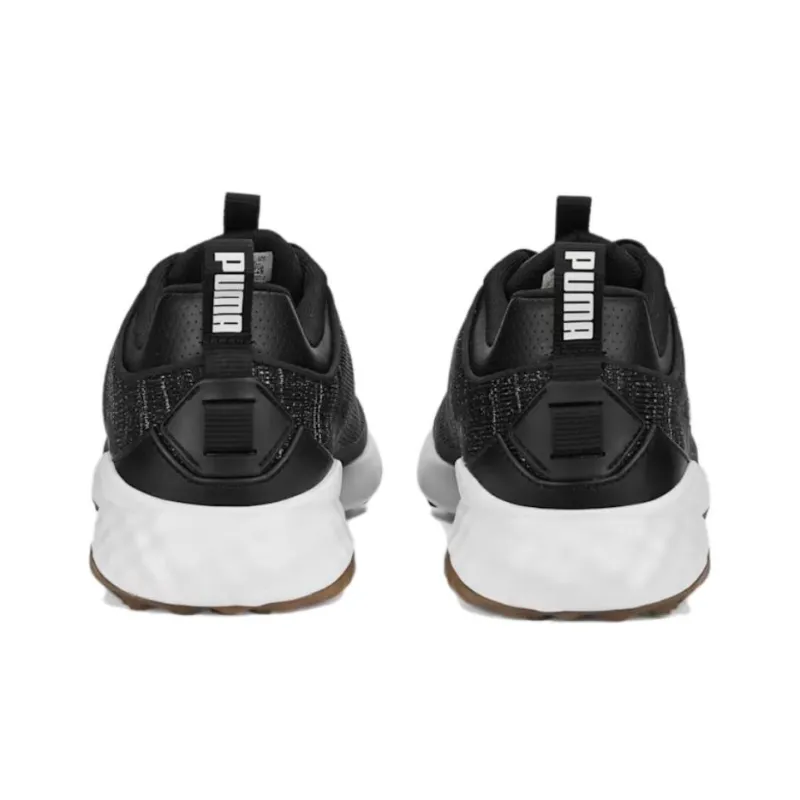 PUMA Slip Resistant Support Rebound Low Top Golf Shoes Men's Black-4
