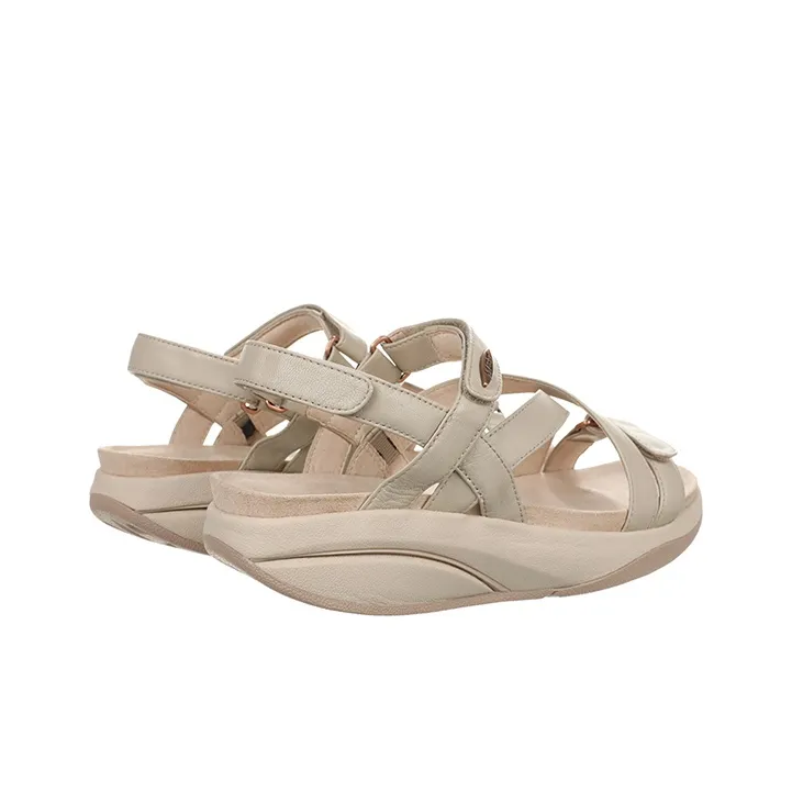 MBT Beach Sandals Women's Light Gray-3