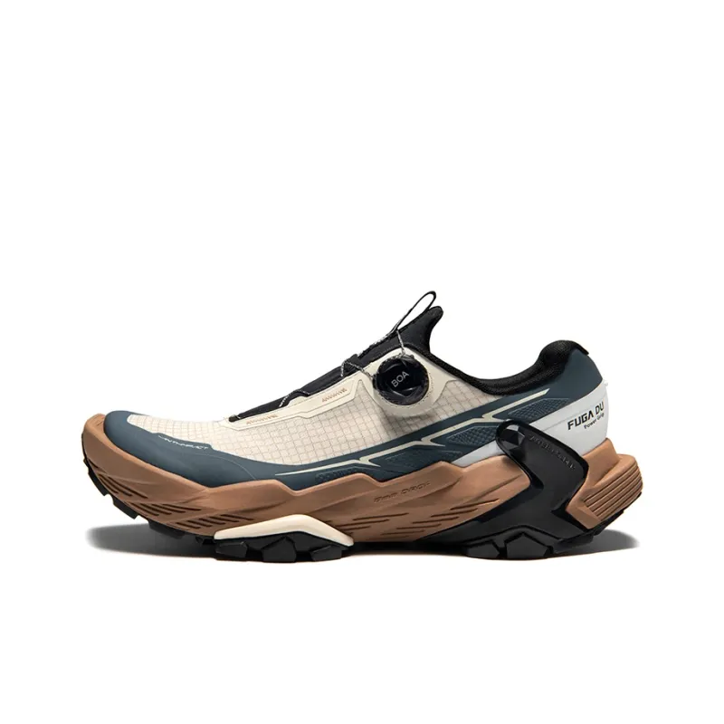 KAILAS FUGA DU BOA Running Shoes Women's Low Top Cloud White Metallic Silver/Ink Black/Dark Gentian Purple Metallic Silver-14