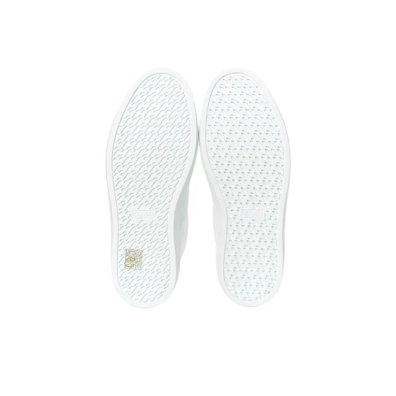HERMES Avantage Casual Skateboard Shoes Women's White-4