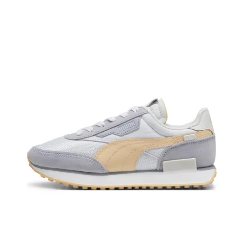 PUMA Future Rider Abrasion Resistant Low Top Casual Shoes Women's Gray Orange