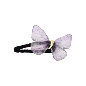 ROYALSASA Silk Chiffon Edge Clip Women's