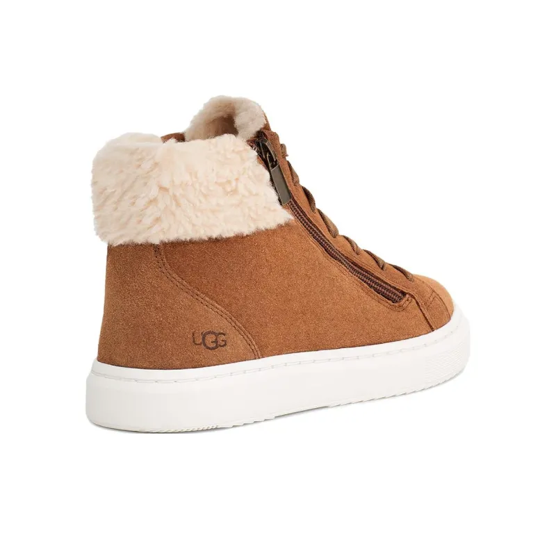 UGG High-Top Skateboard Shoes Women's Brown-3