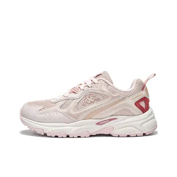 Kappa Anti Slip Wear Resistant Low Top Chunky Sneakers Women's Pink