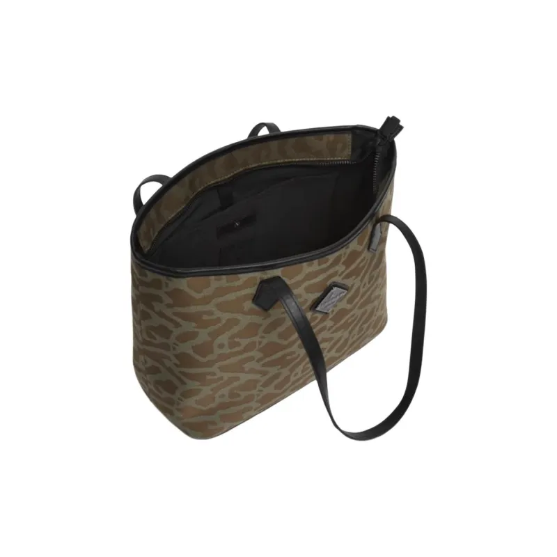 Jordan Polyester Tote Bag Shopping Bag Shoulder Bag Handbag Unisex Light Olive Yellow-3