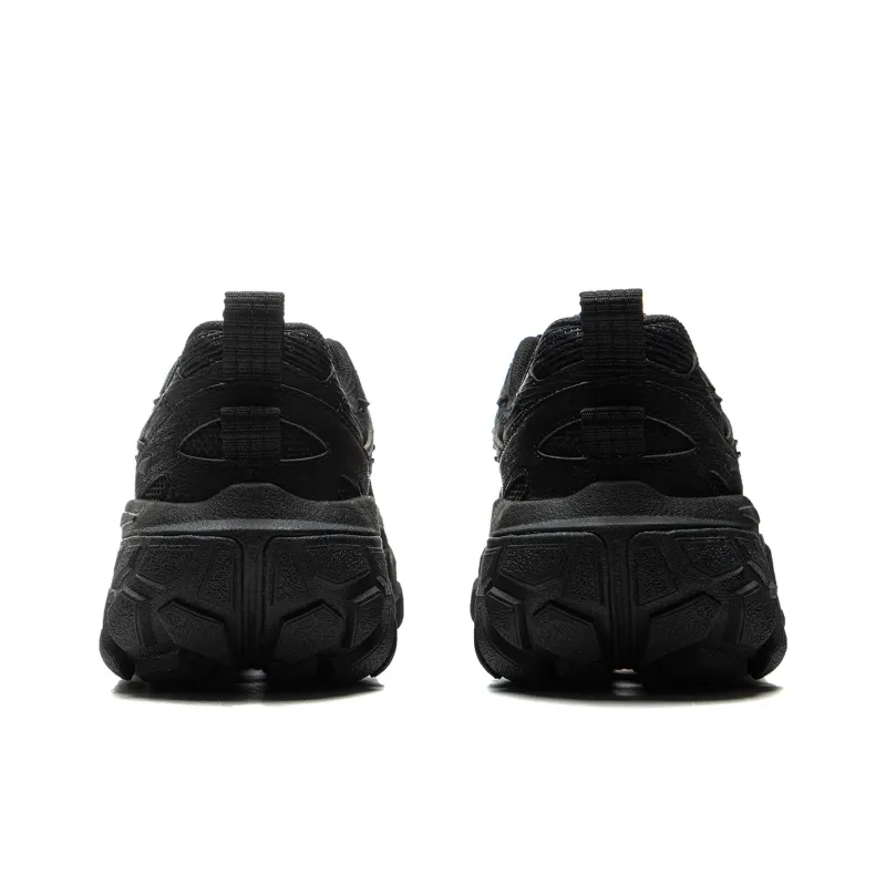 LiNing Dunes Cushioning Anti Slip Wear Resistant Breathable Height Increasing Low Top Casual Shoes Women's Black-4