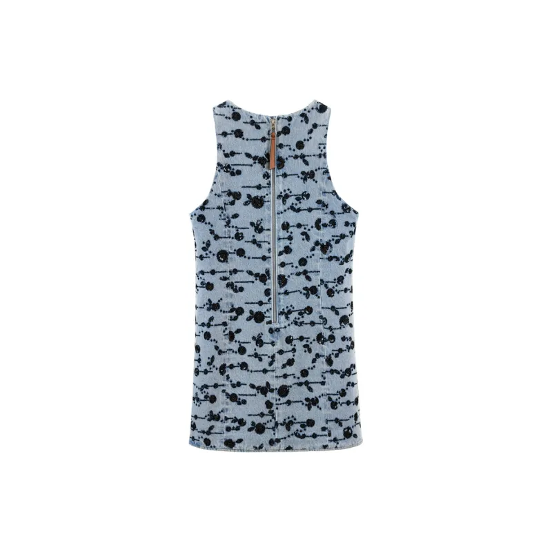 NancyCavally Sleeveless Dress Women's Blue-1