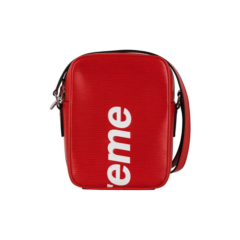 LOUIS VUITTON Supreme Danube Collaboration Danube EPI Leather Shoulder Bag Crossbody Bag Small Size Unisex Red-1
