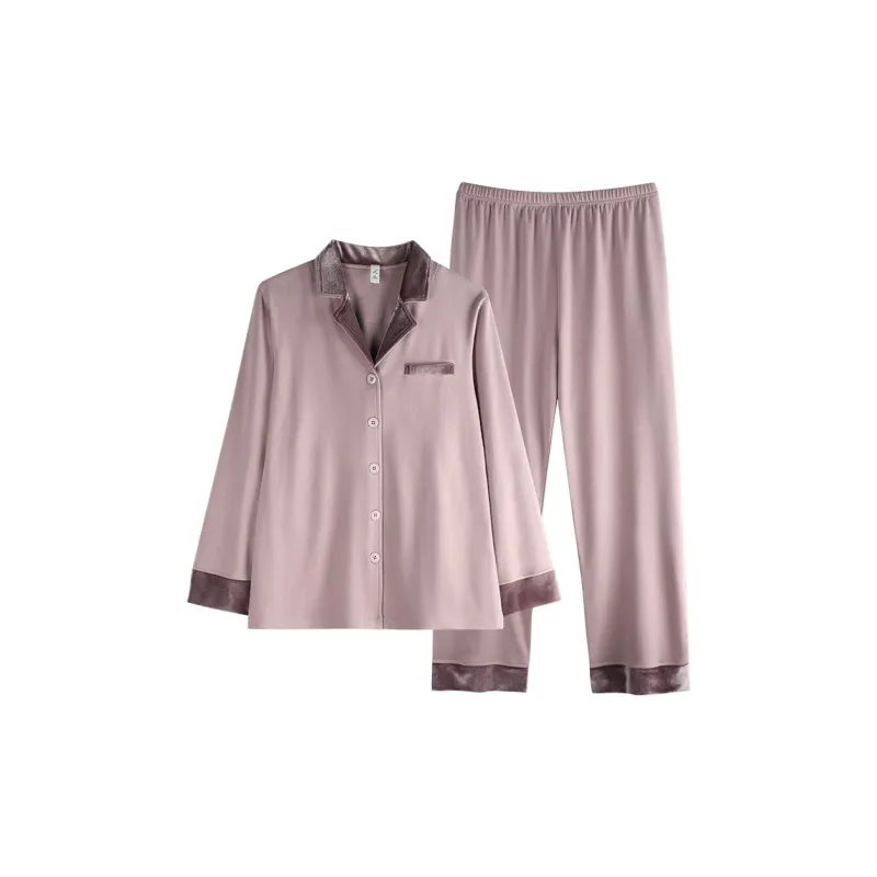 Xuan Liang Pajama Set Women's Dusty Purple-0