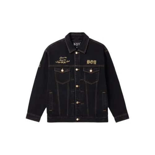 Boy London Denim Jackets Unisex Black