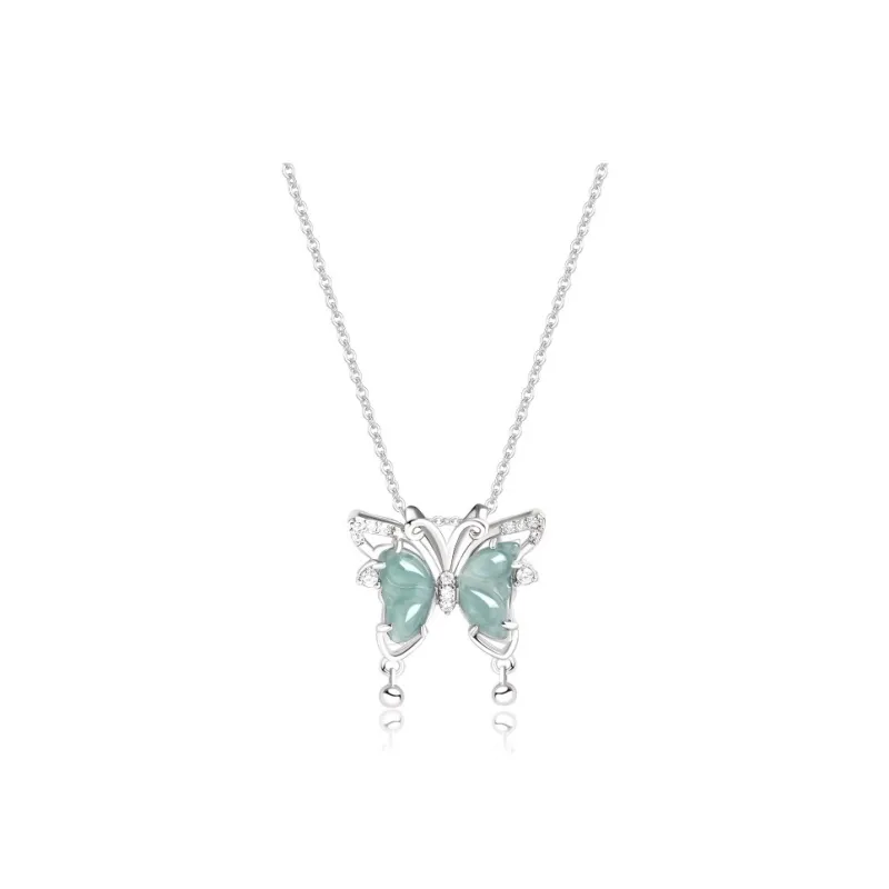 Seven Little Craftsmen Glutinous Jade Necklaces Unisex-0