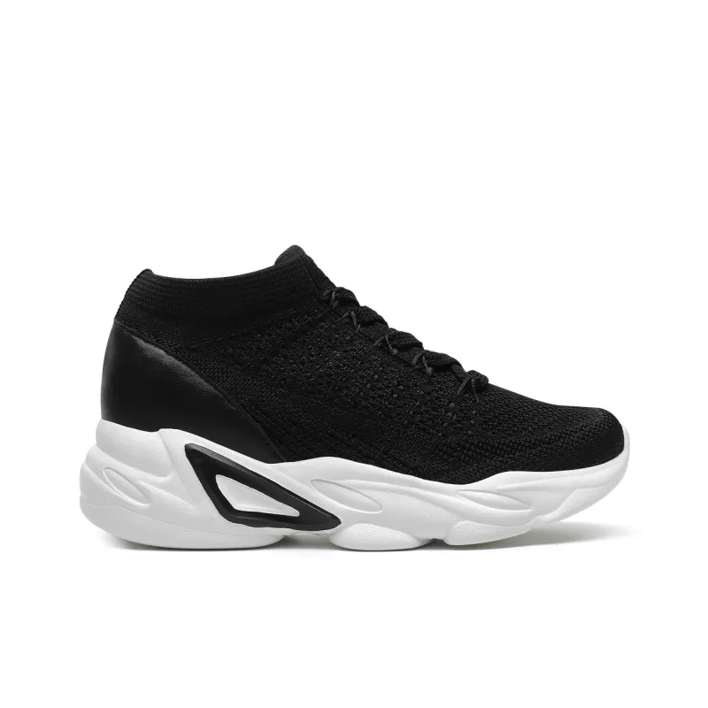 He Jinchang Anti Slip Wear Resistant Casual Shoes Women's Black-1
