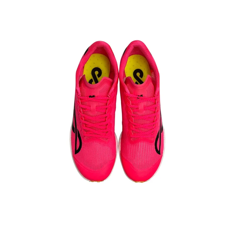 LOOP BURN Anti-Slip Wear-Resistant Low-Top Carbon Plate Casual Running Shoes Men's Dazzling Pink-2