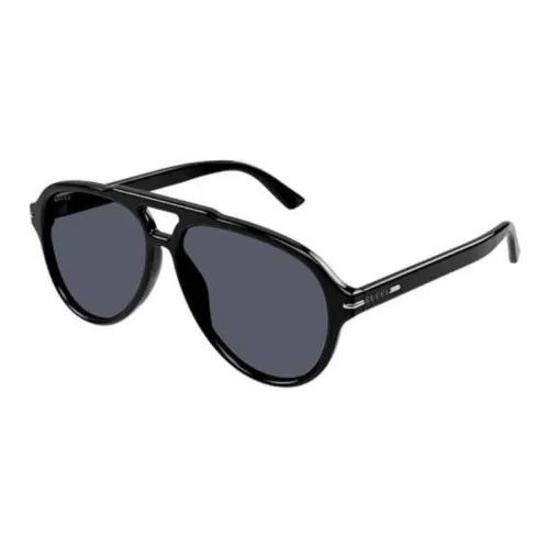 LOUIS VUITTON Acetate Metal Parts Aviator Sunglasses Mens Black
