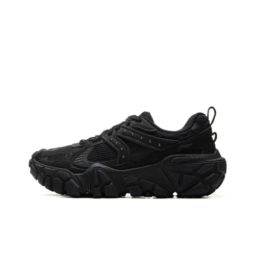 LiNing Dunes Cushioning Anti-Slip Wear-Resistant Breathable Height Increasing Low-Top Casual Shoes Women's Black