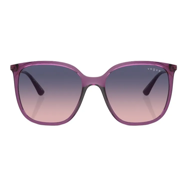 VOGUE Nylon Square Sunglasses Women's Purple-1