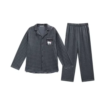 GUKOO x Sanrio Hello Kitty Pajama Set Men's Navy Blue