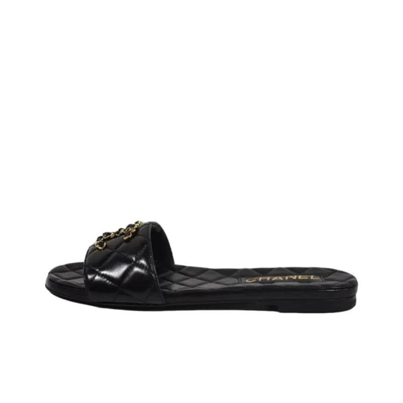 Original Chanel Chanel Ladies Slippers Flip Flops Chanel