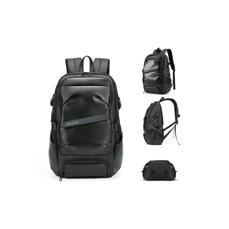 L&M Oxford Backpack Unisex Multicolor-0