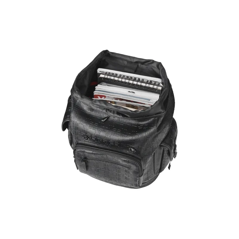 ONRF PVC Backpacks Laptop Bags Backpack Large Size Unisex Cool Black-29