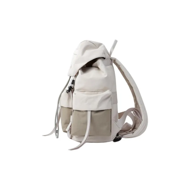 FION Fabric Backpack Regular Unisex Autumn Orchid Yellow/Beige Mist White-8