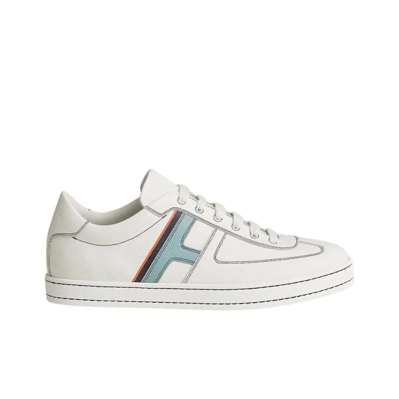 HERMES Boomerang Low Top Stylish Skateboarding Shoes Men's White-1