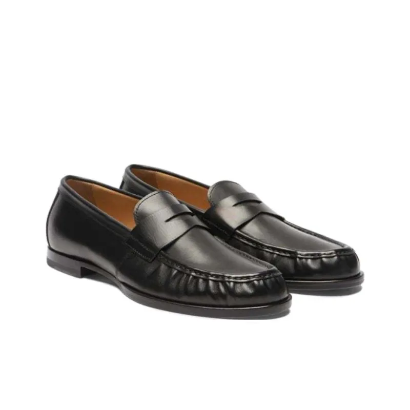 SCAROSSO Fred Round-Toe Loafers-2
