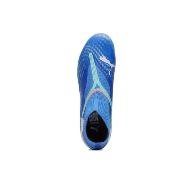 PUMA FUTURE 7 MATCH AG Short Rubber Studs FG Long Rubber Studs Abrasion Resistant Support Soccer Shoes Men's Blue-3