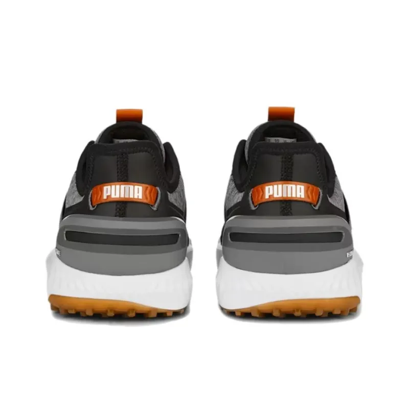 PUMA IGNITE ELEVATE Cushioning Lightweight Low Top Golf Shoes Men's Black Gray Color-4