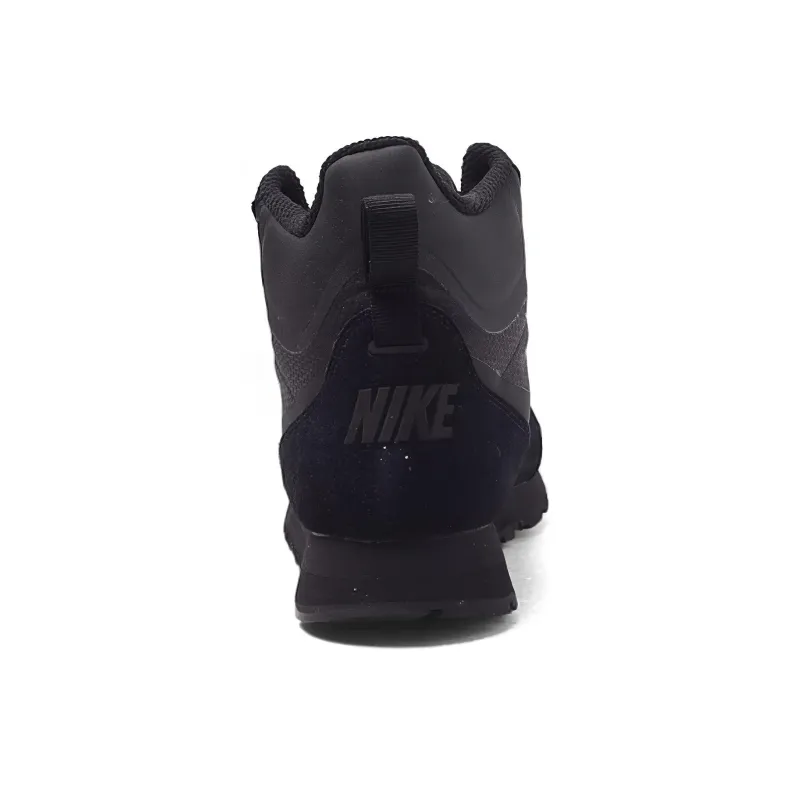 Nike MD Runner 2 Cushioning Wear-Resistant High-Top Basketball Shoes Unisex Black-3