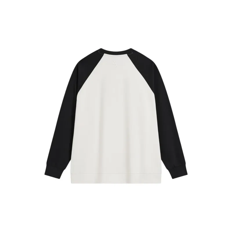 XTEP Sweatshirt Women's Cotton White/Jet Black-1