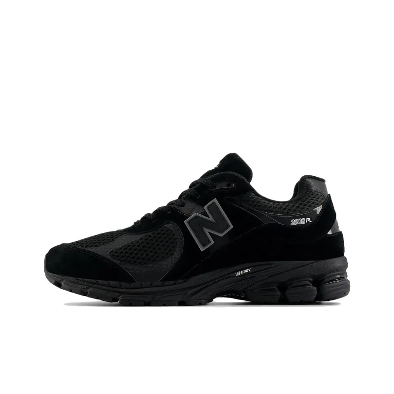 New Balance 2002R Mesh Black Metallic-0