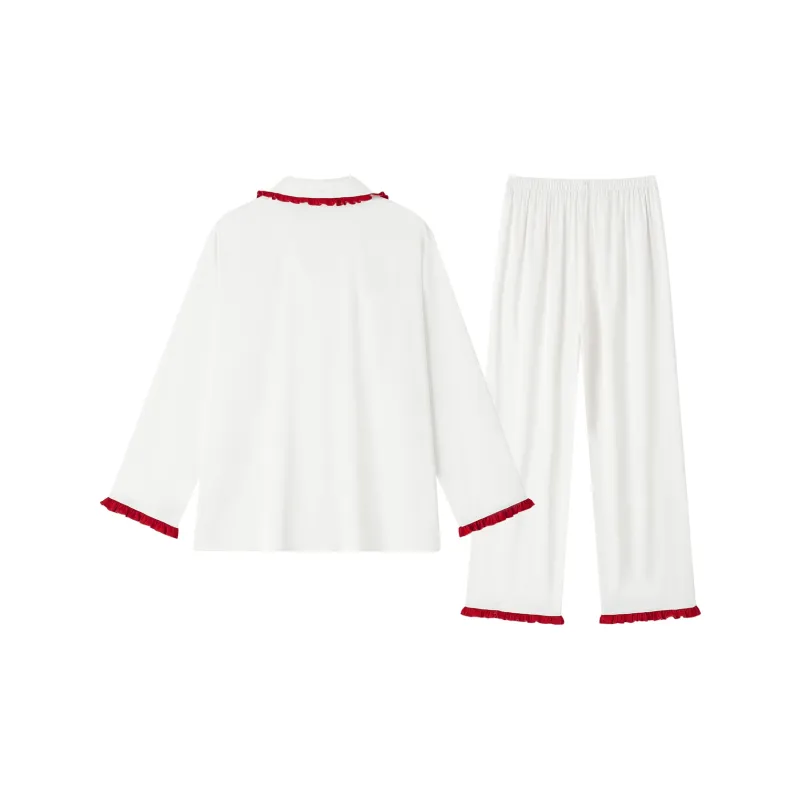 YSO Pajama Set Women's Raw White-1