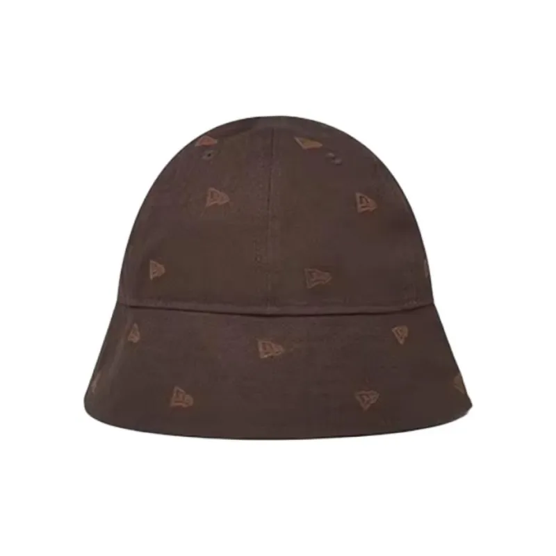 New Era Cotton Bucket Hats Unisex Brown-2