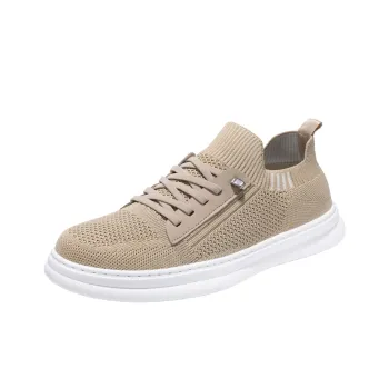 EASTERN CAMEL Slip Resistant Height Increasing Low Top Skateboard Shoes Men's