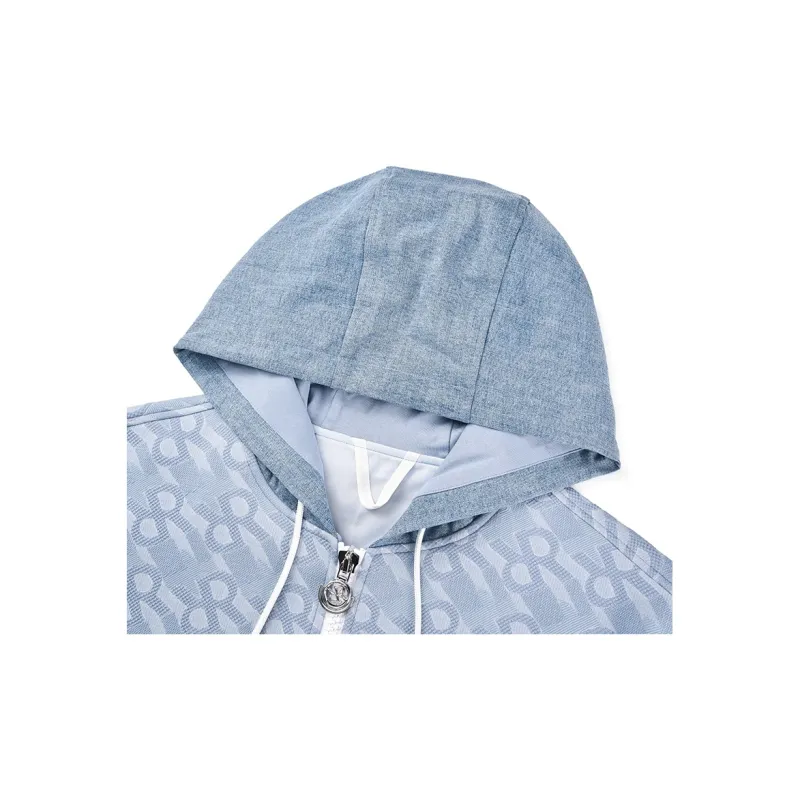 RARE Casual Coat Jacket Men's Denim Blue-3