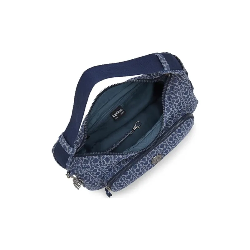 Kipling Cotton Handbag, Shoulder Bag Women's Denim Monogram-2