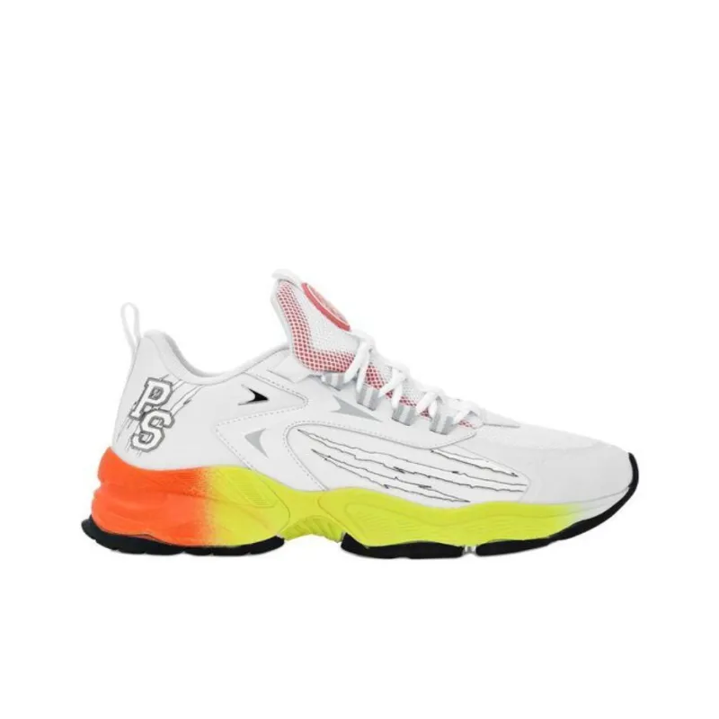 PLEIN SPORT Slip Resistant Low Top Casual Shoes Unisex White-1