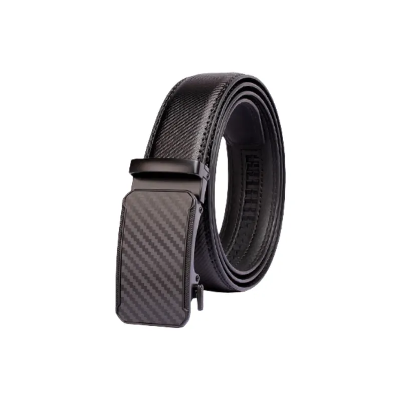 Emperor Penguin Automatic Buckle Soft Comfortable Cow Split Leather Belts Men's Width Regular 2 4cm-2