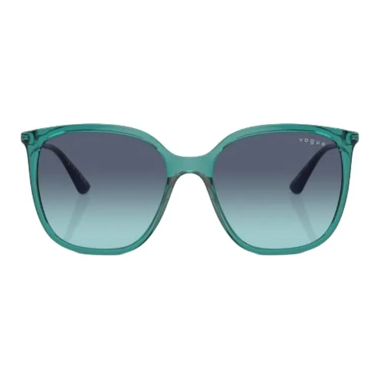 VOGUE Metal Nylon Square Sunglasses Unisex Green-1