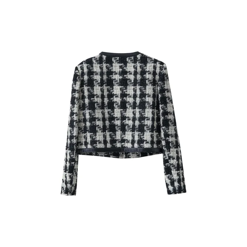 AMII Jackets & Coats Women's Black White Plaid-1