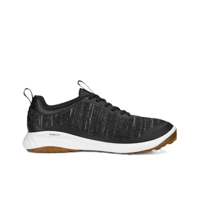 PUMA Slip Resistant Support Rebound Low Top Golf Shoes Men's Black-1