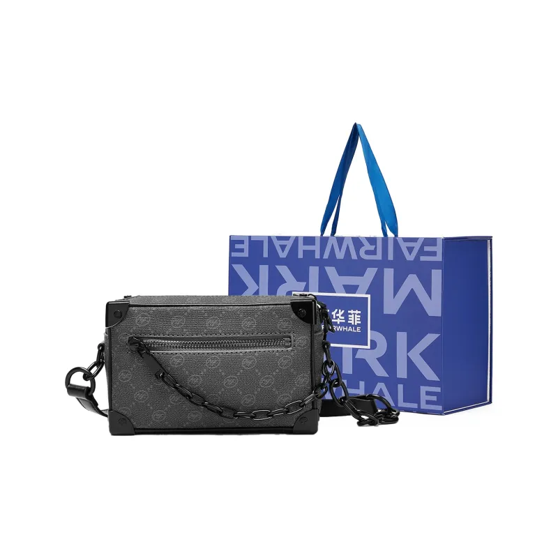 FAIRWHALE PVC Shoulder Bag Crossbody Bag Chain Bag Unisex-44
