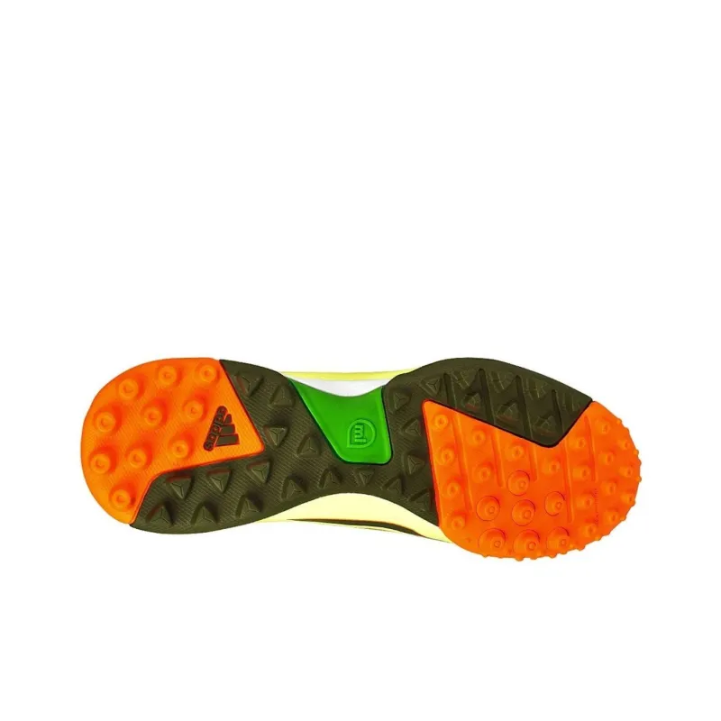 Adidas Soccer Shoes Men Low Top Yellow/Orange/Black-4