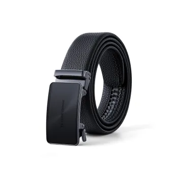 HLA Top Grain Cow Leather Belts Men's 3.5cm