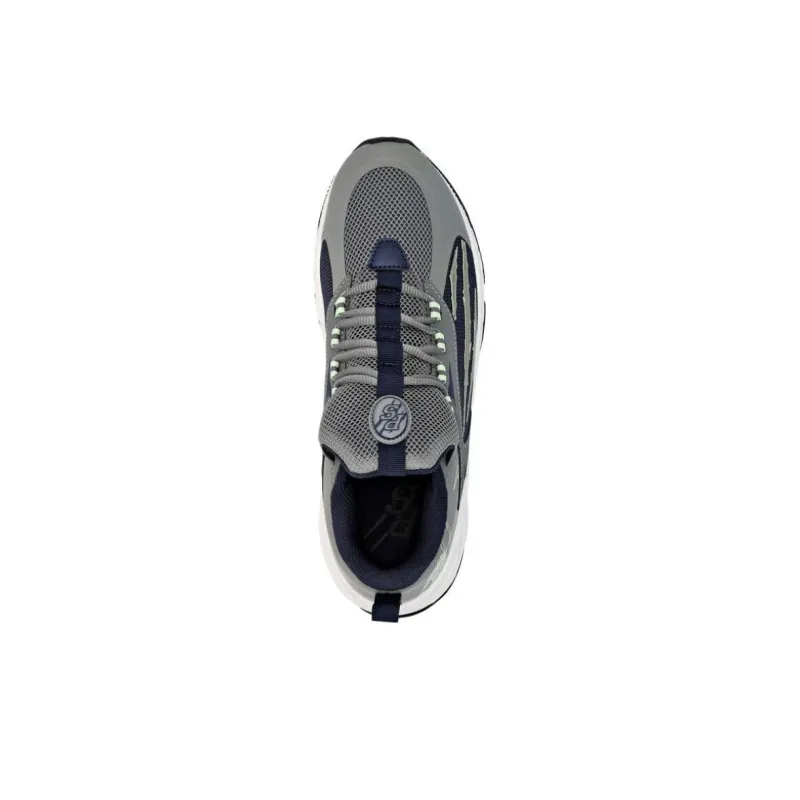 PLEIN SPORT Low Top Casual Shoes Unisex Dark Gray+Dark Blue-3