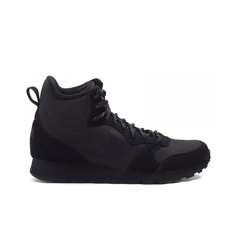 Nike MD Runner 2 Cushioning Wear-Resistant High-Top Basketball Shoes Unisex Black-1