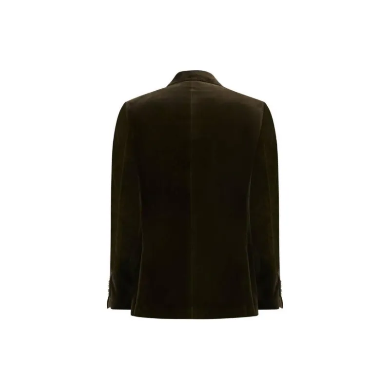 LARDINI Velvet Blazer-1