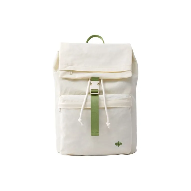 FION Fabric Backpack Regular Unisex Pearl White/Mint Green/Wilderness Black/Light Wisteria Purple-0